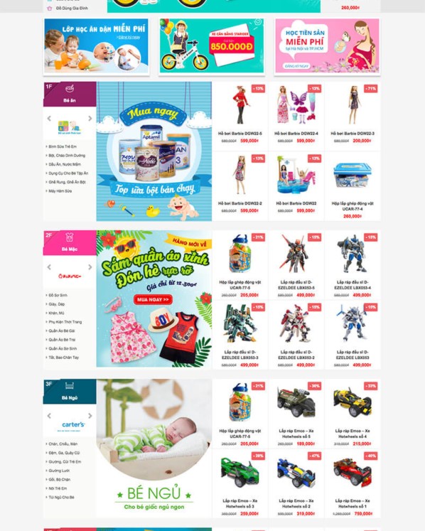 thiết kế website bán hàng online