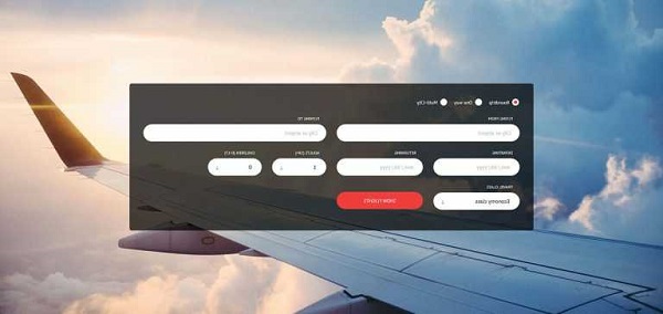thiết kế website bán vé máy bay